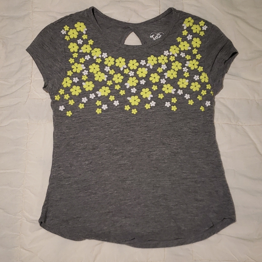 Grey, Short-Sleeved Justice T-shirt (Sz 10)